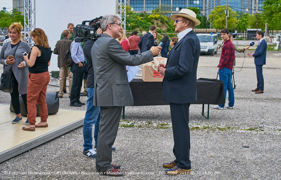 11. Mai 2017 - Grundsteinlegung für die LOGE und dem Kulturquadrat in Neuperlach